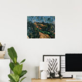 Cézanne - Bend of the Road, Chemin des Lauves Poster (Thuiskantoor)