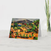 Cezanne - Bergen gezien vanuit l'Estaque Kaart (Voorkant)