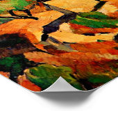 Cezanne - Bergen gezien vanuit L'Estaque Poster (Hoek)