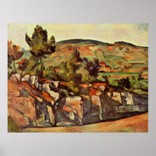 Cezanne - Bergen in Provence Poster