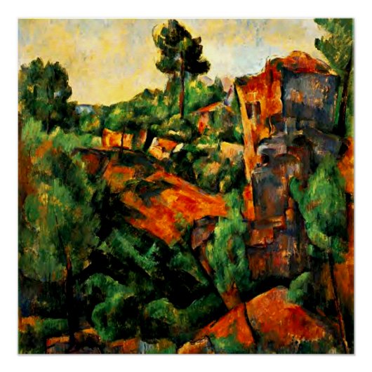 Cezanne - Bibemus Quarry Perfect Poster (Voorkant)