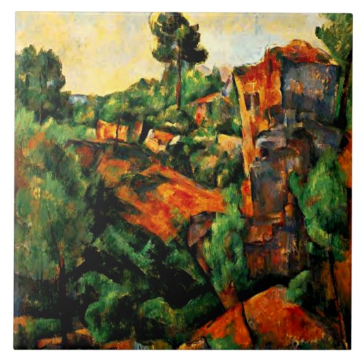 Cezanne - Bibemus Quarry Tegeltje (Voorkant)