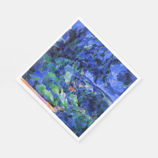 Cezanne - Blauw landschap Servet (Hoek)