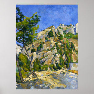 Cézanne - Bodem van de kloof Poster