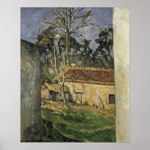 Cézanne - Boerderij Poster