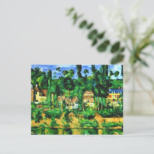 Cezanne - Chateau van Medan Briefkaart (Staand voorkant)