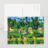 Cezanne - Chateau van Medan Briefkaart (Voorkant / Achterkant)