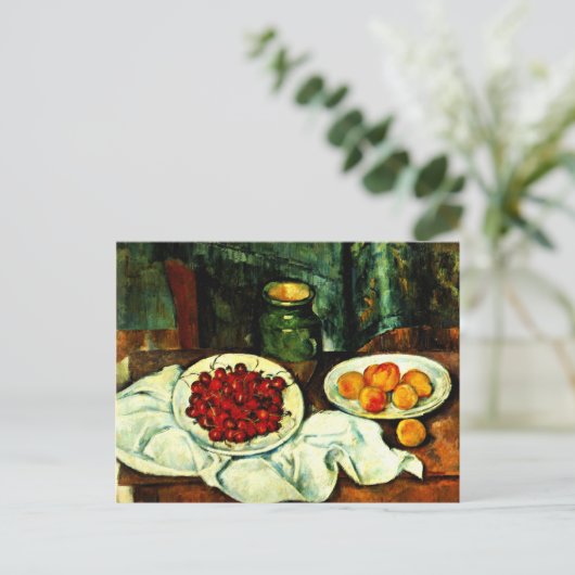 Cezanne - Cherries Briefkaart (Staand voorkant)