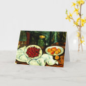 Cezanne - Cherries Kaart (Gele Bloem)