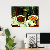 Cezanne - Cherries Poster (Thuiskantoor)