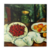 Cezanne - Cherries Tegeltje (Voorkant)