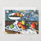 Cezanne - Compotier, Glass en Apple Kaart (Voorkant)
