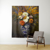 Cezanne - Dahlias Wandkleed (In situ)