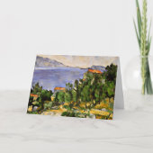 Cezanne - De baai van l'Estaque uit het oosten Kaart (Voorkant)