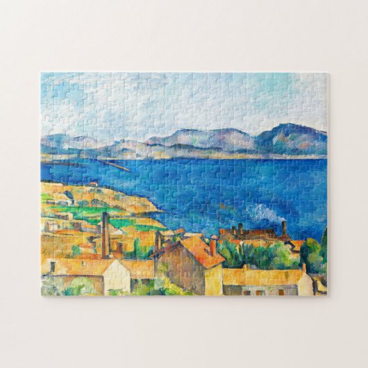 Cezanne:De baai van Marseille, gezien vanuit L'Est Legpuzzel (Horizontaal)