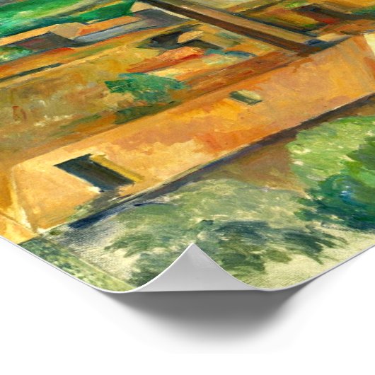 Cézanne - De baai van Marseille, uit L'Estaque Poster (Hoek)