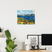 Cézanne - De Baai Van Marseille, Van L'Estaque Poster (Thuiskantoor)