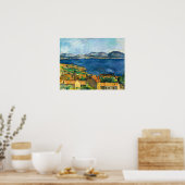 Cézanne - De Baai Van Marseille, Van L'Estaque Poster (Keuken)