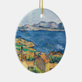 Cezanne - De Baai van Marseille vanuit L'Estaque Keramisch Ornament (Rechts)