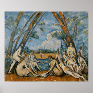 Cézanne - De grote baders Poster