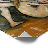 Cézanne - De grote bathers Poster (Hoek)