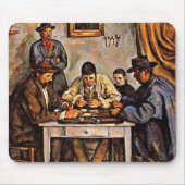 Cezanne - de Kaart spelers-1892 Muismat (Voorkant)