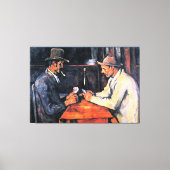 Cezanne - De Kaart Spelers (2) Canvas Afdruk (Voorkant)