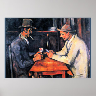 Cezanne - De Kaart Spelers (2) Poster