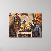 Cezanne - De Kaart Spelers Canvas Afdruk (Voorkant)