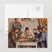 Cezanne - De Kaarten, 1892 Briefkaart (Voorkant / Achterkant)