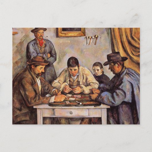 Cezanne - De Kaarten, 1892 Briefkaart (Voorkant)