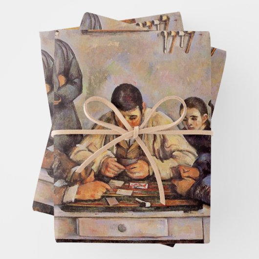 Cezanne - De Kaarten, 1892 Inpakpapier Vel (In situ)