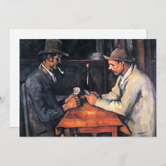 Cezanne: De kaartspeler Kaart (Voorkant / Achterkant)