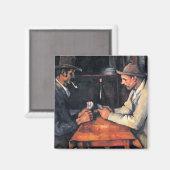 Cezanne: De kaartspeler Magneet (Voorkant / Achterkant)