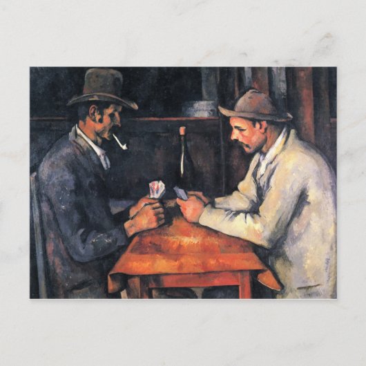 Cezanne - De kaartspelers (2) Briefkaart (Voorkant)