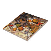 Cezanne - De keukentafel Tegeltje (Zijkant)