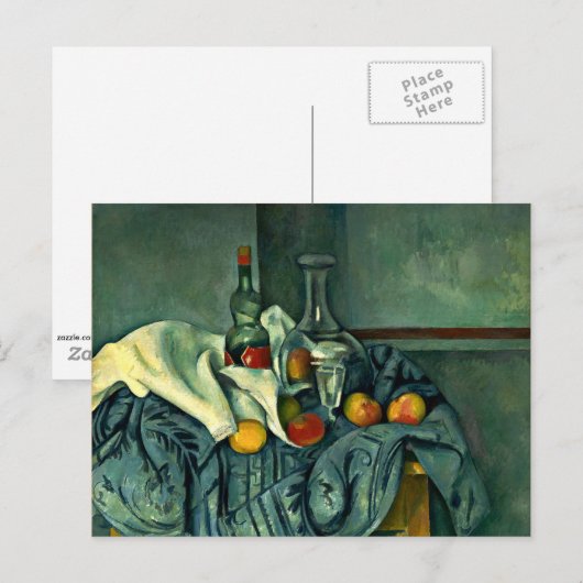 Cezanne - De peppermint-fles Briefkaart (Voorkant / Achterkant)