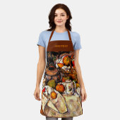 Cezanne - De SJABLOON van de keukentafel Schort (Gedragen)