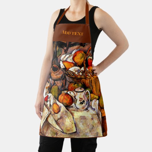 Cezanne - De SJABLOON van de keukentafel Schort (Insitu)