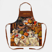Cezanne - De SJABLOON van de keukentafel Schort (Voorkant)