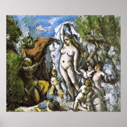 Cézanne - De verzoeking van de Heilige Antonius Poster (Voorkant)