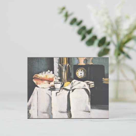 Cezanne - De zwarte klok Briefkaart (Staand voorkant)