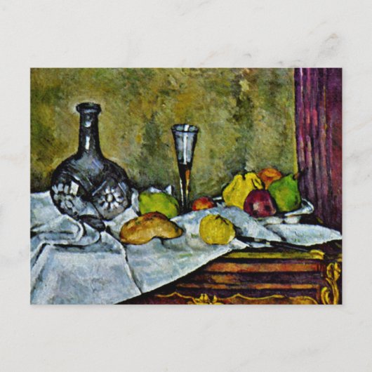 Cezanne - Dessert, Briefkaart (Voorkant)