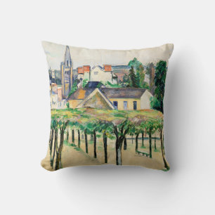 Cezanne - Dorpsplein (Place de village) Kussen
