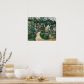 Cézanne - Draai aan de weg Poster (Keuken)