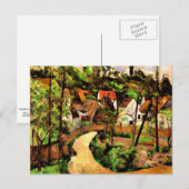 Cezanne - Draai de weg in Briefkaart (Voorkant / Achterkant)