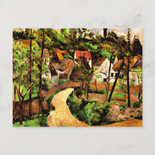 Cezanne - Draai de weg in Briefkaart