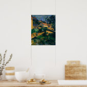 Cézanne - Draaiende weg bij Montgeroult Poster (Keuken)