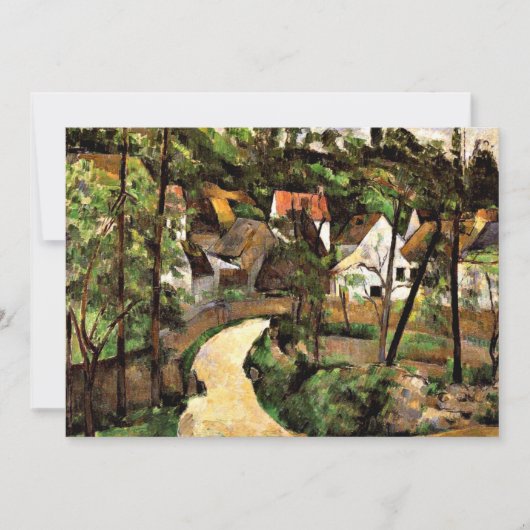 Cezanne - Een Bocht in de Weg Kaart (Voorkant)