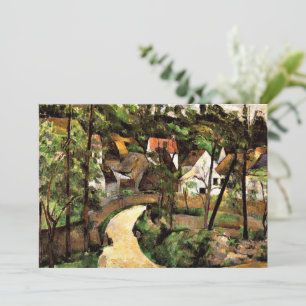Cezanne - Een Bocht in de Weg Kaart